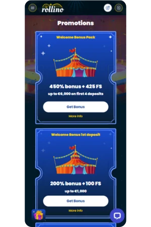 Promotions and bonuses