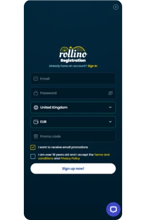 Left navigation menu