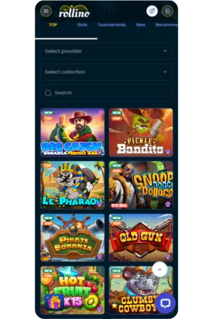 Top slots at Rollino