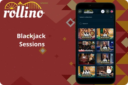 Rollino Blackjack Sessions