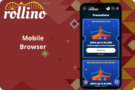 Rollino Casino Mobile Browser Access