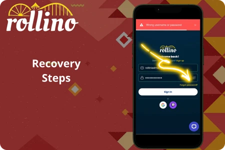 Rollino Casino Login Recovery Steps