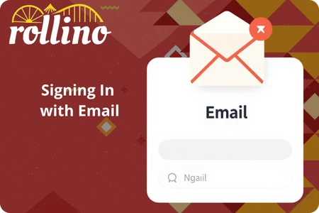 Rollino Casino Signing In with Email Details